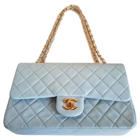 chanel tasche hellblau|Chanel handbags damen.